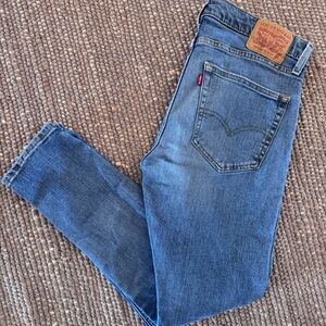 Levi’s 510 Skinny Taper Jeans Mens 34x29 Light Wash Slim Stretch Denim